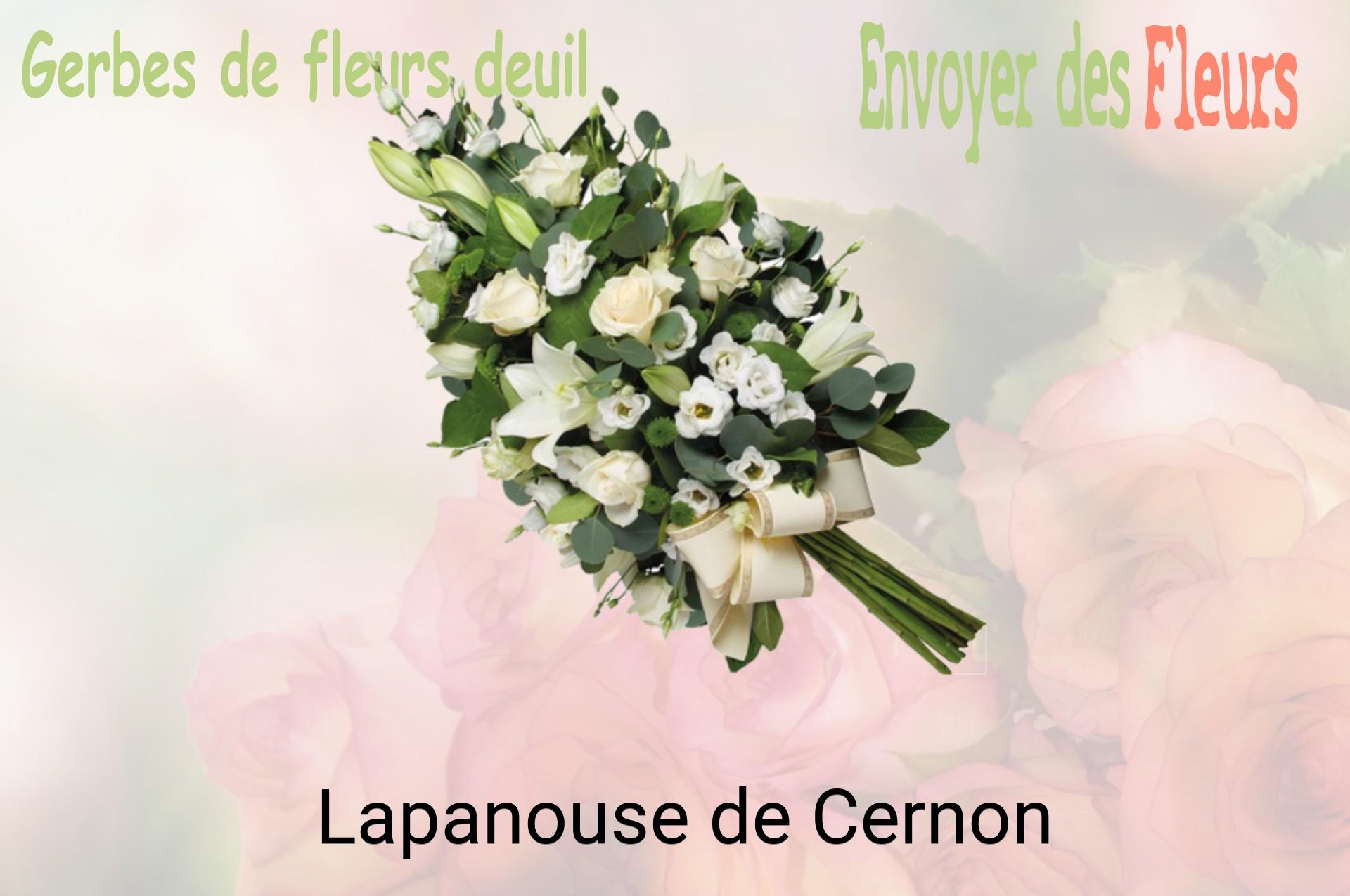 Gerbe de fleurs de deuil livrée à Lapanouse-de-Cernon